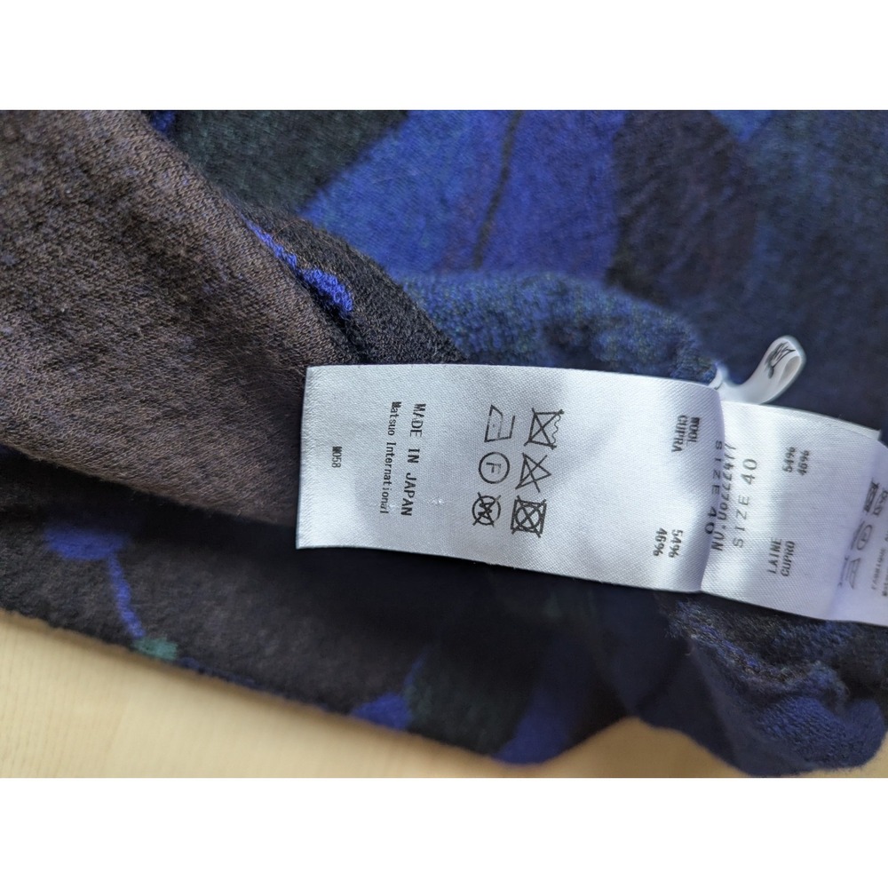 Sensounico Matsuo‎ Int. Made in Japan Wool Cowl Neck Art to wear Lagenlook - Picture 14 of 16